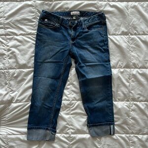 Banana Republic stretch W27 size 4 crop inseam 21 blue jeans